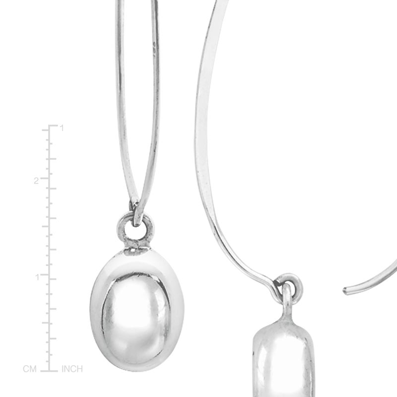 Silpada 'Wire Drop' Earrings in Rhodium-Plated Sterling Silver - Image 4